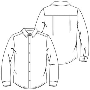 Fashion sewing patterns for MEN Shirts Shirt 800